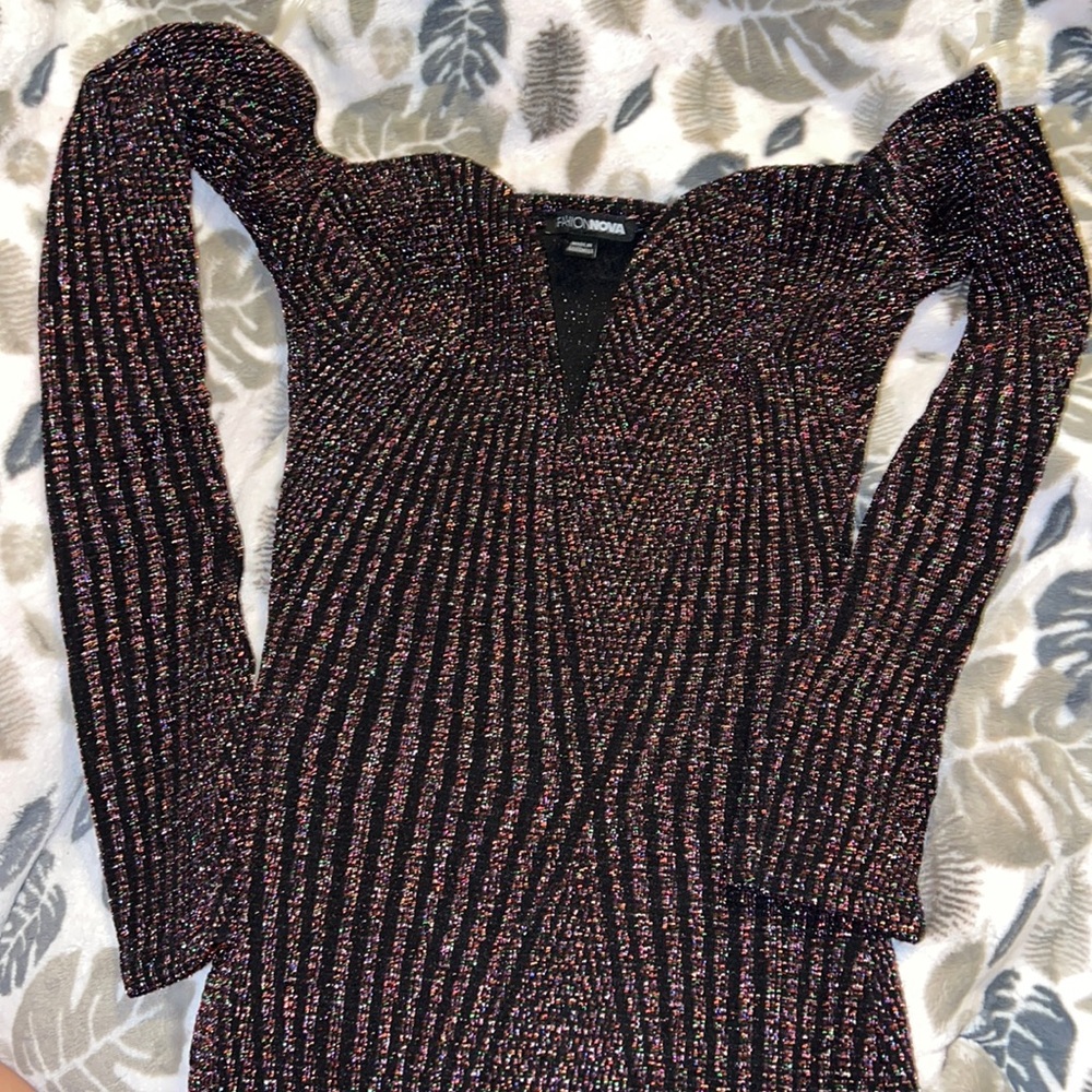 Sparkly midi dress